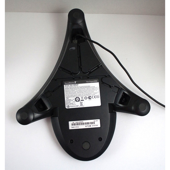 Polycom SoundStation 2 Conference Phone 2201-16200-601 With Plug - Picture 7 of 9